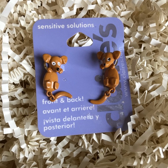 Claire's Jewelry - Dachshund earrings